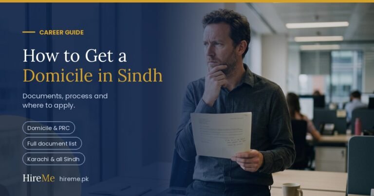 How to Get a Domicile Certificate in Karachi and Sindh